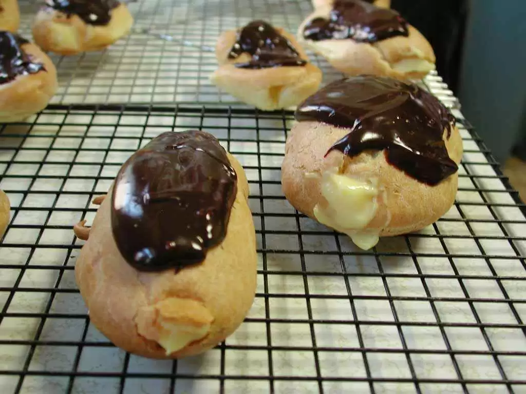 French Style Custard Filled Chocolate Eclairs (Gluten-Free)