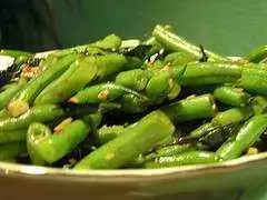 Green Bean Salad with Toasted Almonds and Cherry Vinaigrette (Gluten-Free) - The finished green bean salad. Photo: CC-Laurel Fan