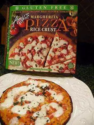 Amy's New Gluten Free Rice Crust Margherita Pizza - 