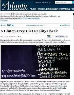 Dr. Ron Hoggan Responds to The Atlantic's Article: A Gluten-Free Diet Reality Check - 