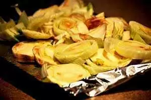 Roasted Sunflower Fennel Crisps (Gluten-Free) - The finished fennel crisps.