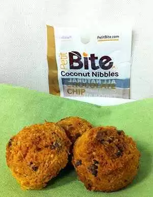 Petit Bites Gluten-Free Chocolate Chip Coconut Nibbles