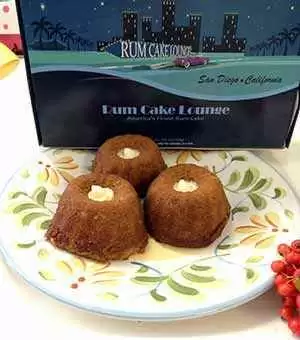 Rum Cake Lounge's Vanilla Bean Gourmet Gluten-Free Rum Cake - 