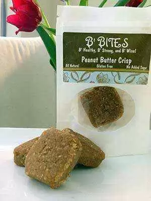 B'Bites Gluten Free Peanut Butter Crisp