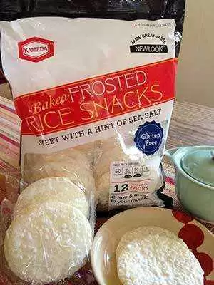 Gluten-Free Baked Frosted Rice Snacks By Kameda USA - 