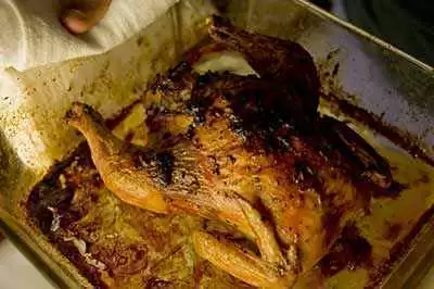 Butterflied Cornish Hens with Sage Butter (Gluten-Free) - Butterflied cornish hens make a great substitute for chicken or turkey. Photo: CC--ken hawkins