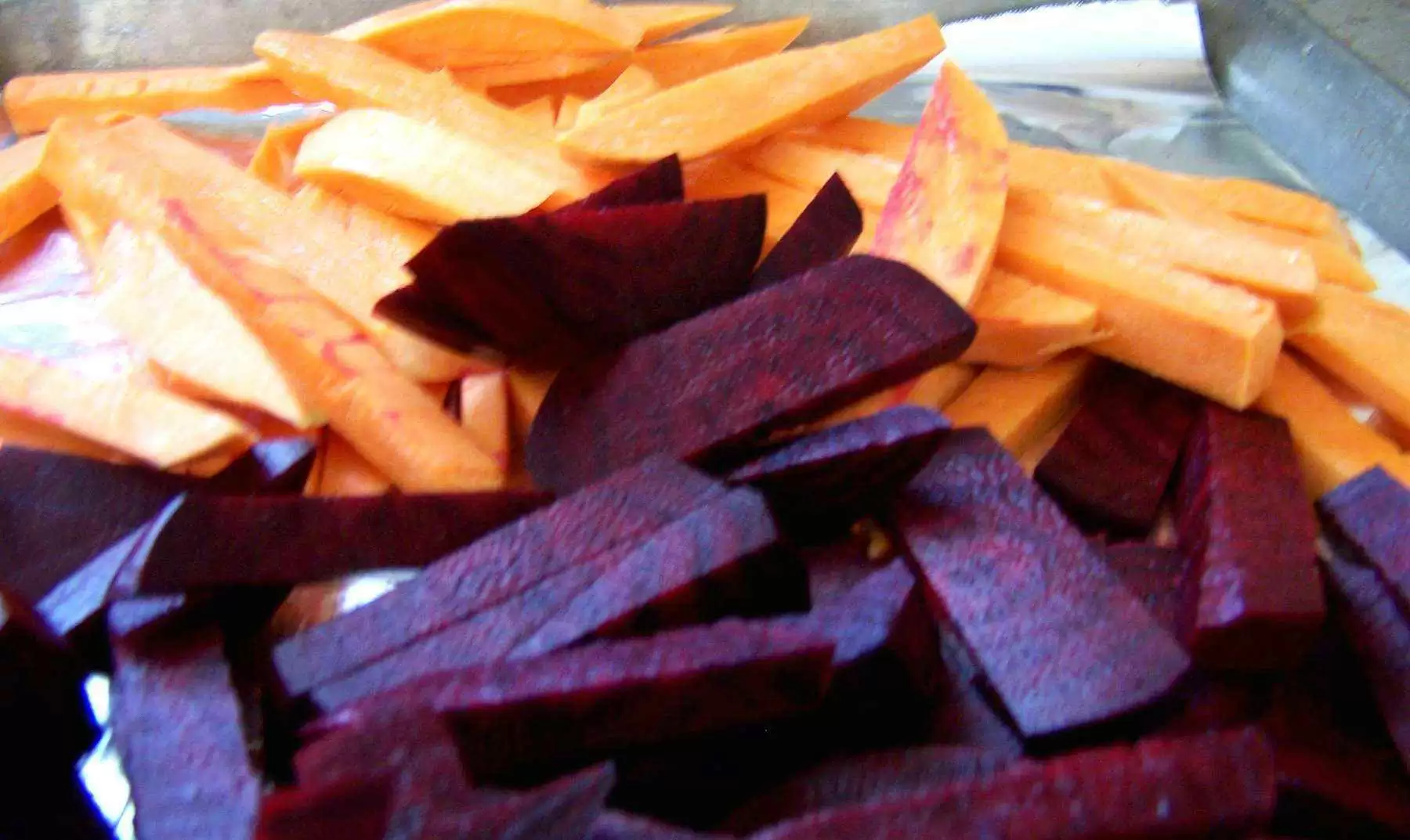 Red and Golden Beets with Sweet Potatoes (Gluten-Free) - Beets and sweet potatoes go great together. Photo: Carissa Rogers.