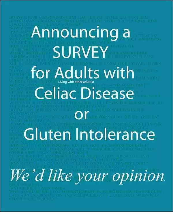 Survey for Gluten-Free Adults Who Live with Other Adults