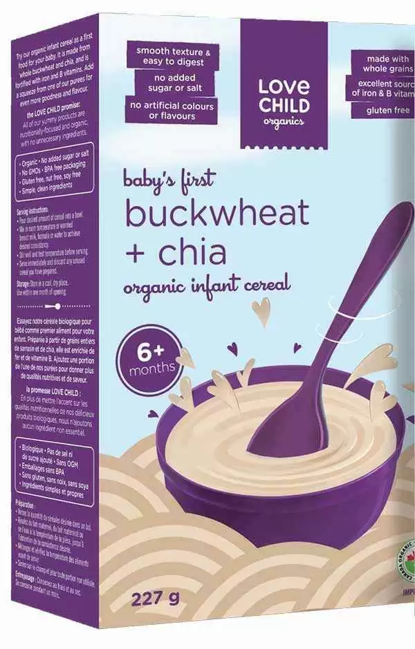 Love child sale buckwheat and chia