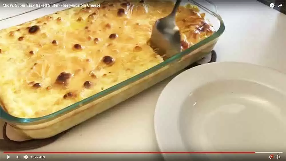 Mica's Super Easy Baked Gluten-Free Macaroni & Cheese - 