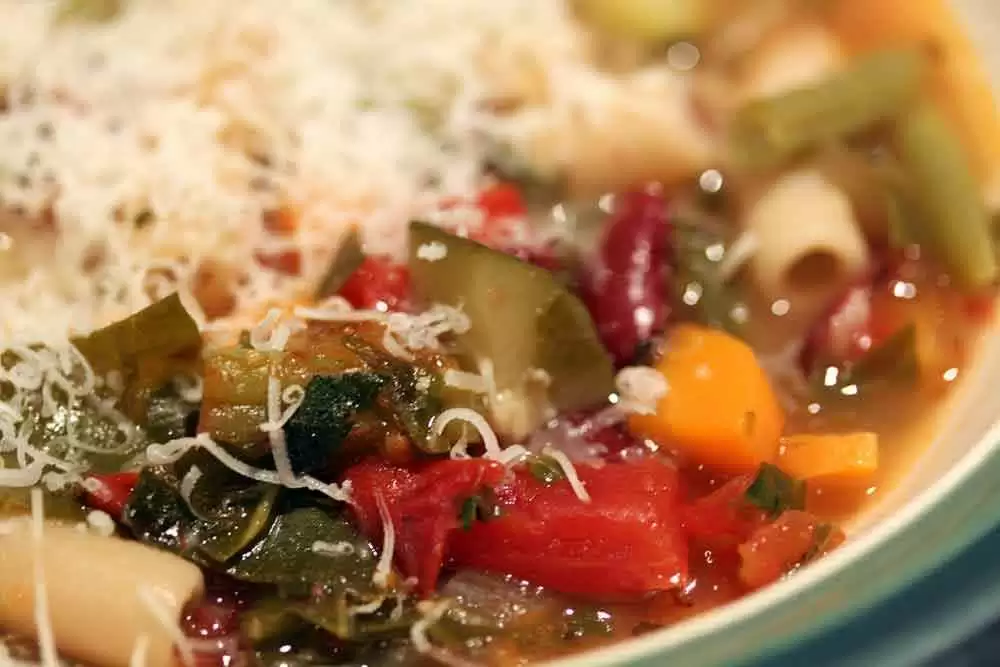 Spring Minestrone with Meatballs (Gluten-Free) - Image: CC--Keith McDuffee