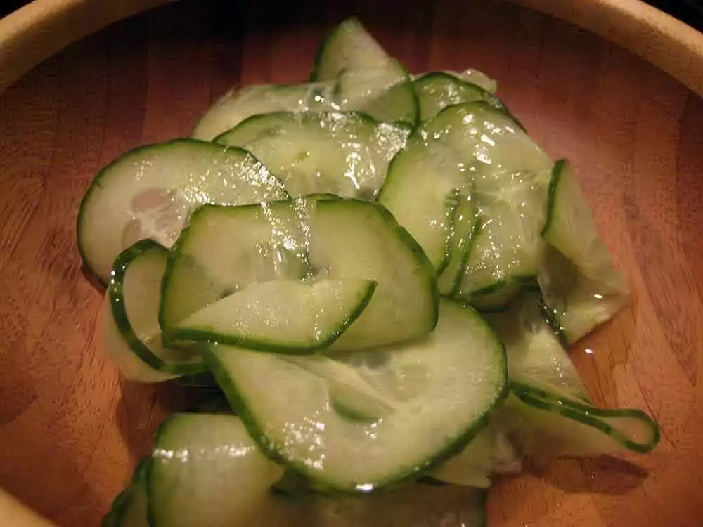 Asian-style Gluten-Free Pork and Cucumber Salad