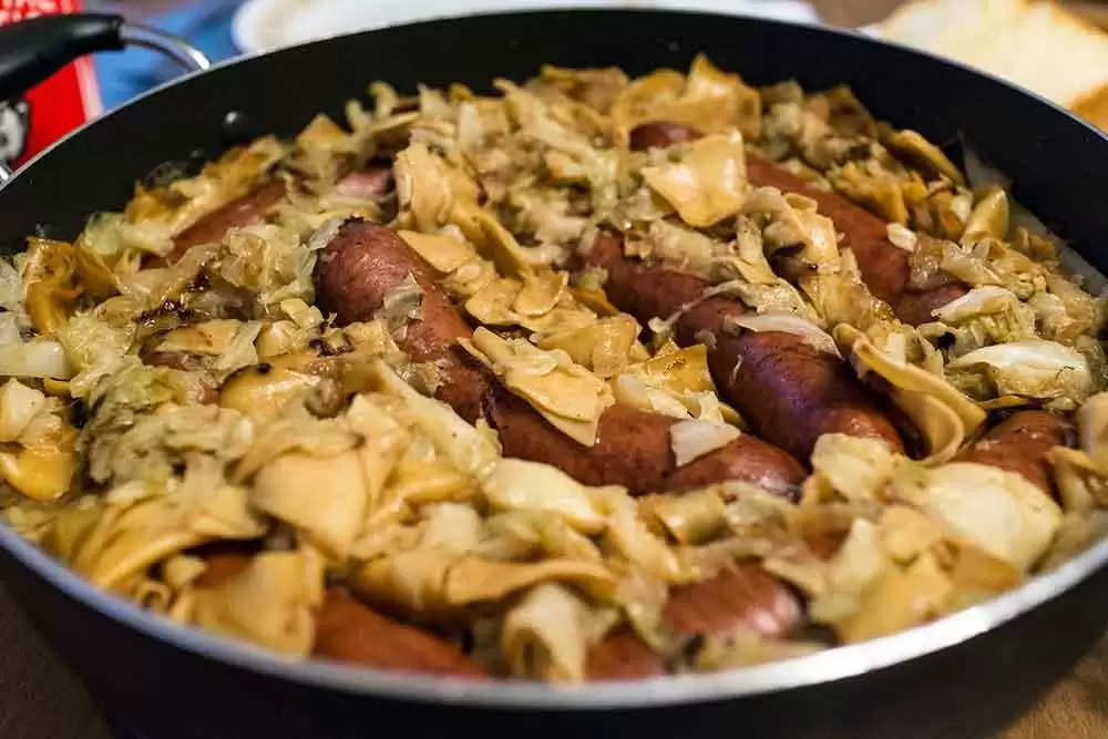 Sausage with Sage Butter and Roasted Vegetables (Gluten-Free)