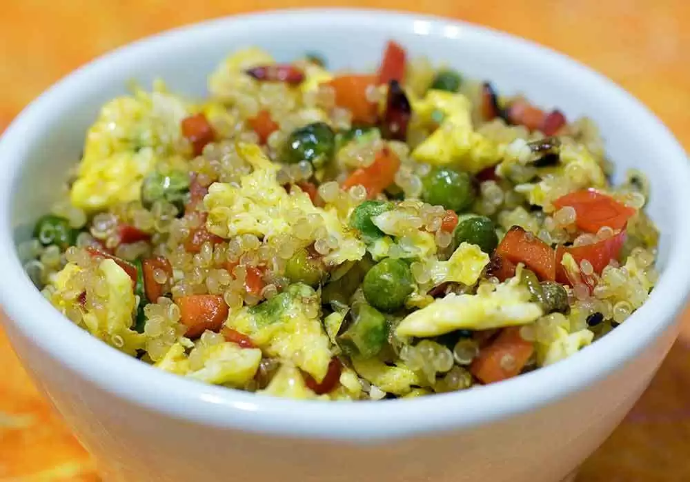 Stir-Fried Quinoa with Spring Vegetables (Gluten-Free)