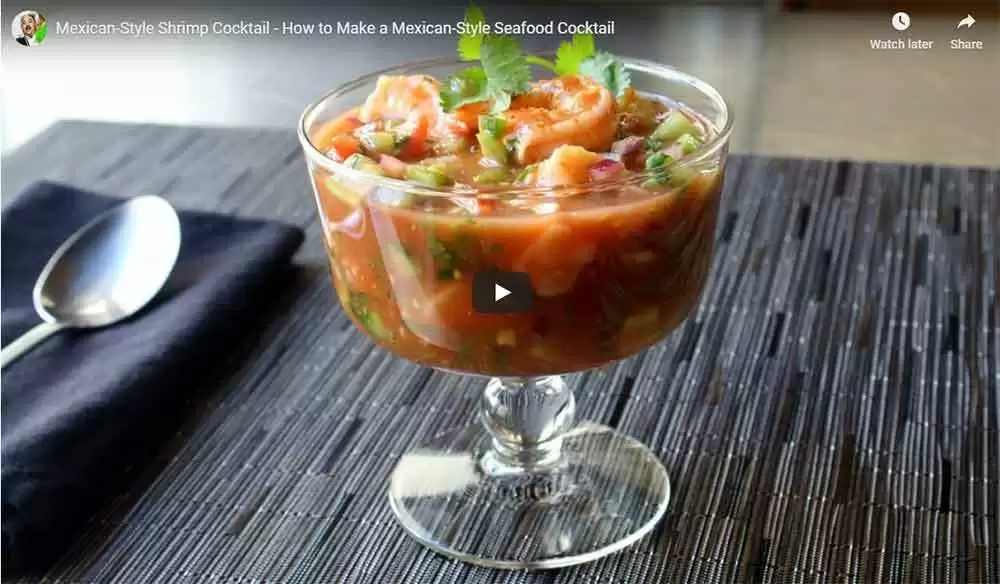 Tasty Mexican-Style Shrimp Cocktail with Video (Gluten-Free)