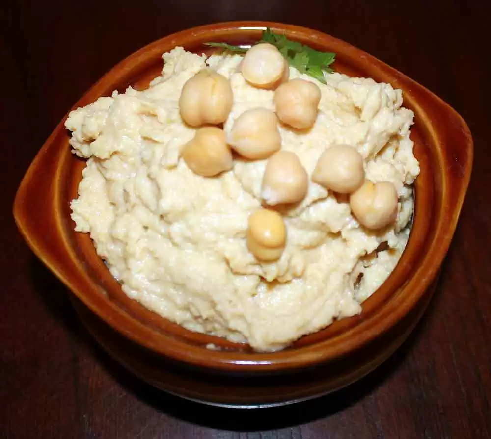 Really Good Hummus Dip (Gluten-Free) - Hummus dip beckons snackers. Photo: CC BY 2.0--Thriving_Vegetarian