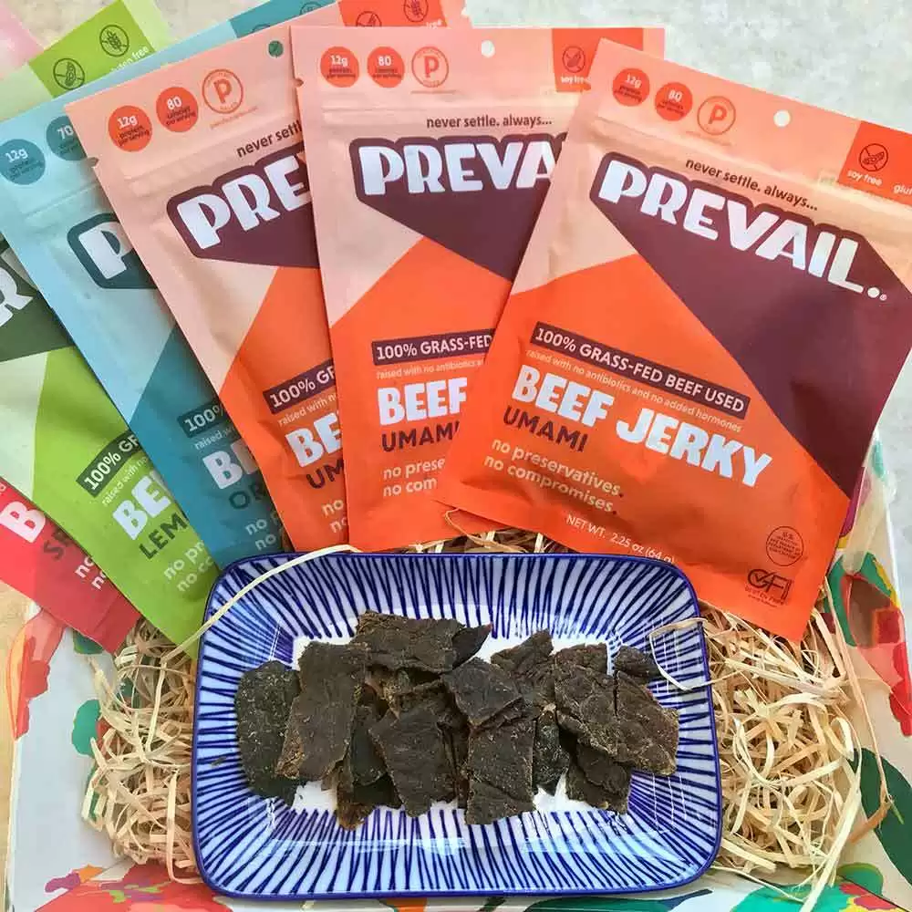 PREVAIL Umami Gluten-Free Beef Jerky - Image: Mei Adams