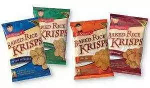 Mr. Krispers Sour Cream & Onion Baked Rice Krisps (Gluten-Free)