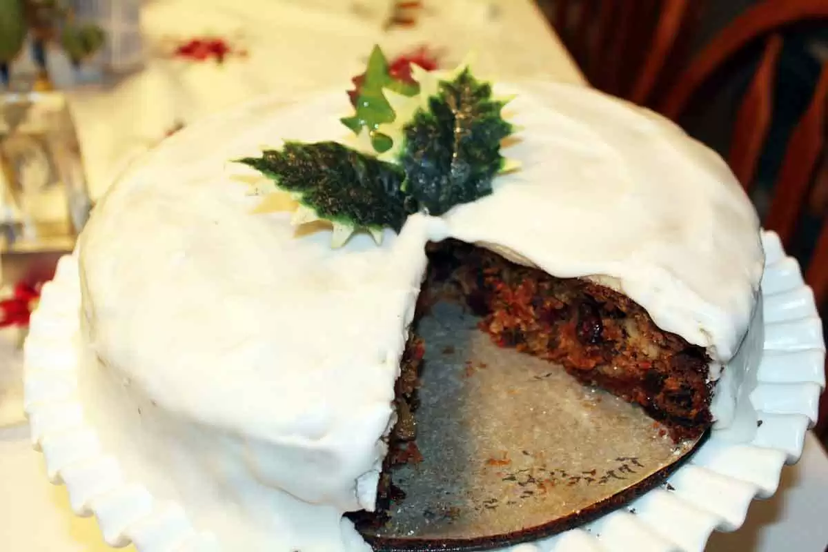 Gluten-Free Christmas Cake - The finished Gluten-Free Christmas Cake. Image: Vonnie Mostat