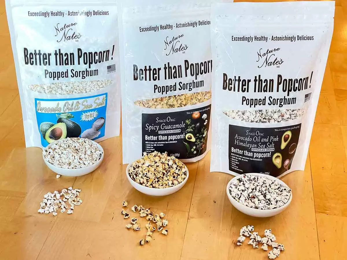 Nature Nate's Makes the Best Organic Gluten-Free Popped Sorghum Around!