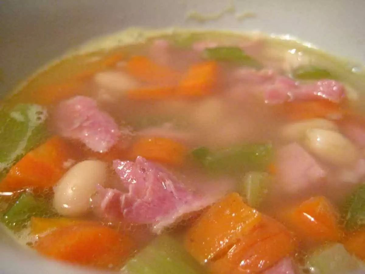 Tasty Ham, Bean and Potato Soup (Gluten-Free)