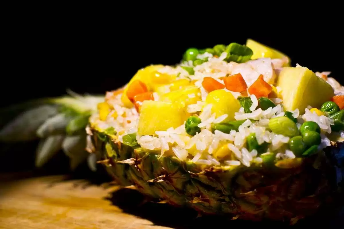 Gluten-Free Island-Style Pineapple Fried Rice