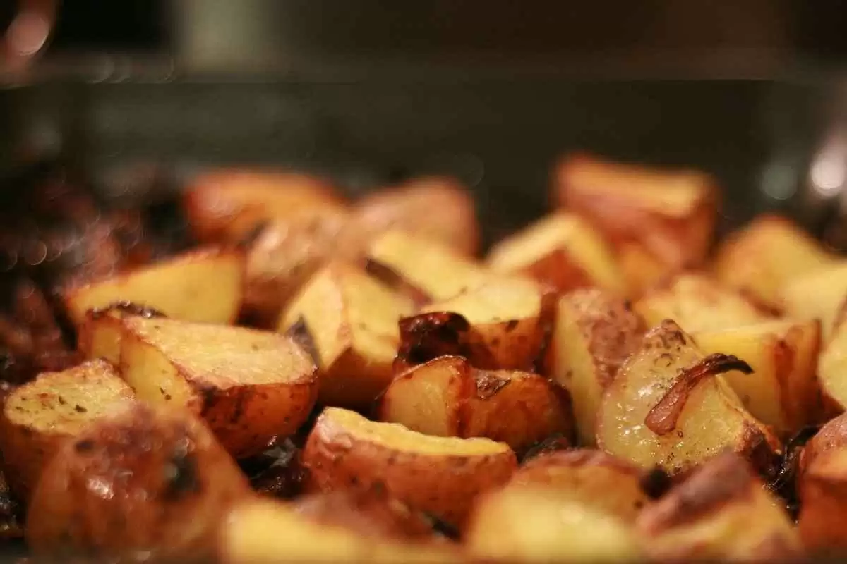 Roasted Potatoes and Onions (Gluten-Free)