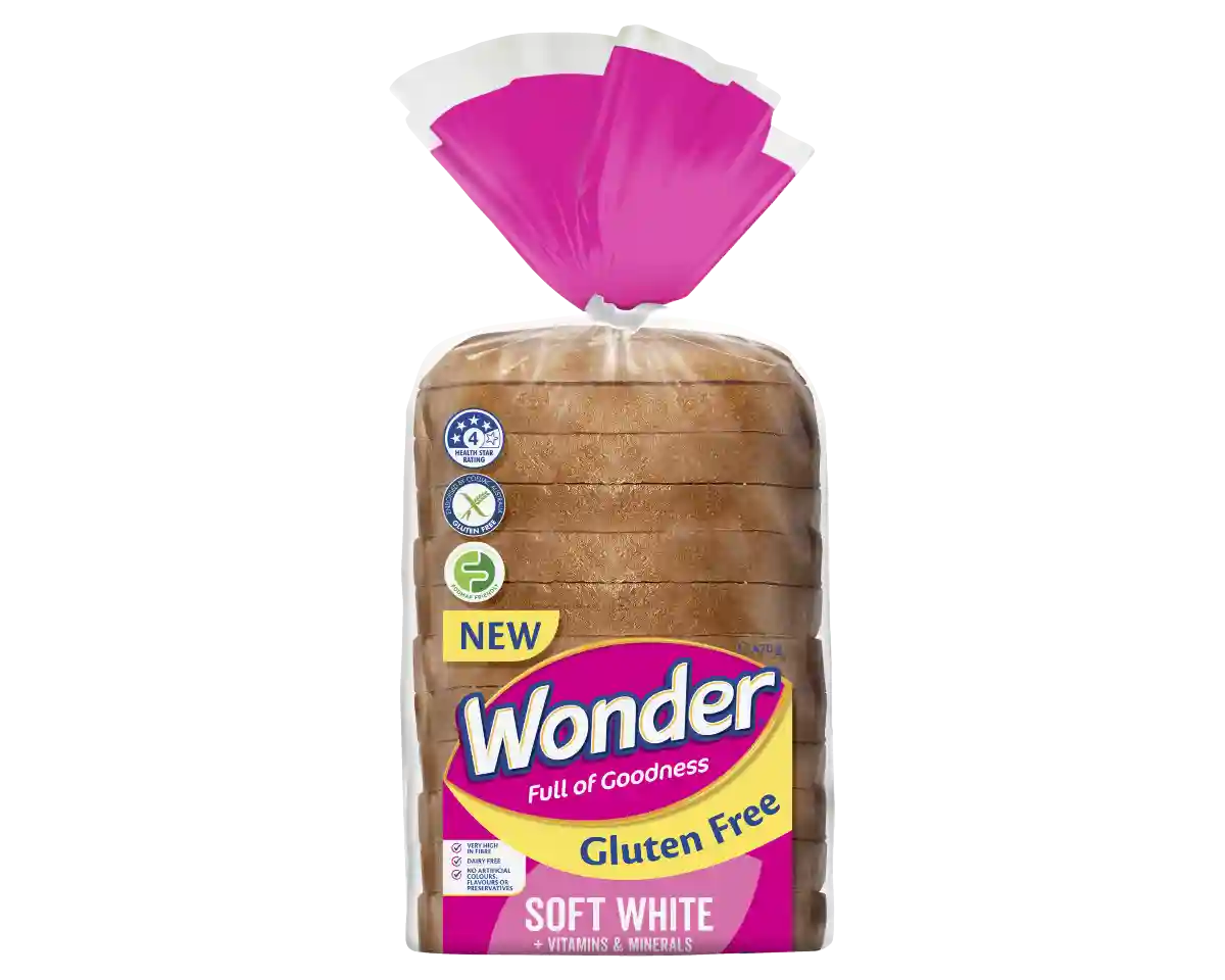 Gluten-Free Wonder Bread Hits Australia - Image: wonder.com.au