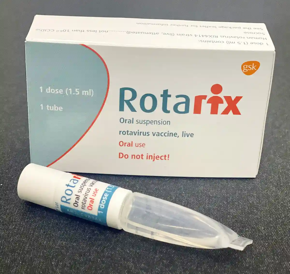 Study Shows Pediatric Celiac Disease Rates Dropped Due to Rotavirus Vaccination - Rotarix vaccine (with box) by Whispyhistory is licensed under CC BY-SA 4.0.