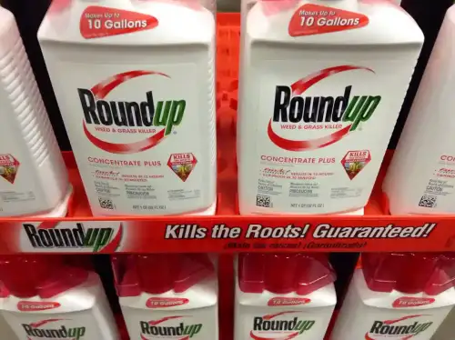 Toxic Levels of Glyphosate, Pesticides, Low Mineral Content, and Even Gluten Found in Gluten-Free Products - "Roundup Monsanto" by JeepersMedia is licensed under CC BY 2.0.