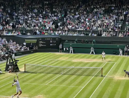 Carlos Alcaraz Embraces Novak Djokovic's Gluten-Free Tennis Journey - 2023 Wimbledon Men's singles final by Daniel Cooper is licensed under CC BY-SA 2.0.