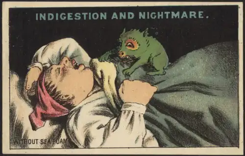 Investigating the Gut Health Effects of Gluten and Fructans in Non-Celiac Gluten Sensitivity - Indigestion and nightmare. Without sea foam. (front) - 8190854679 by Boston Public Library is licensed under CC BY 2.0.