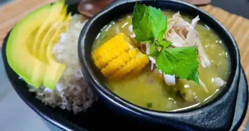 Gluten-Free Ajiaco – Traditional Colombian Chicken and Potato Soup - Ajiaco-santafereño.colombia by jeison Rodriguez Sandoval is licensed under CC BY-SA 4.0.