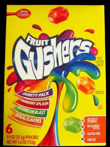 Are Gushers Gluten-Free? - Betty Crocker Fruit Gushers Variety Pack by Pest15 is licensed under CC BY-SA 2.0.